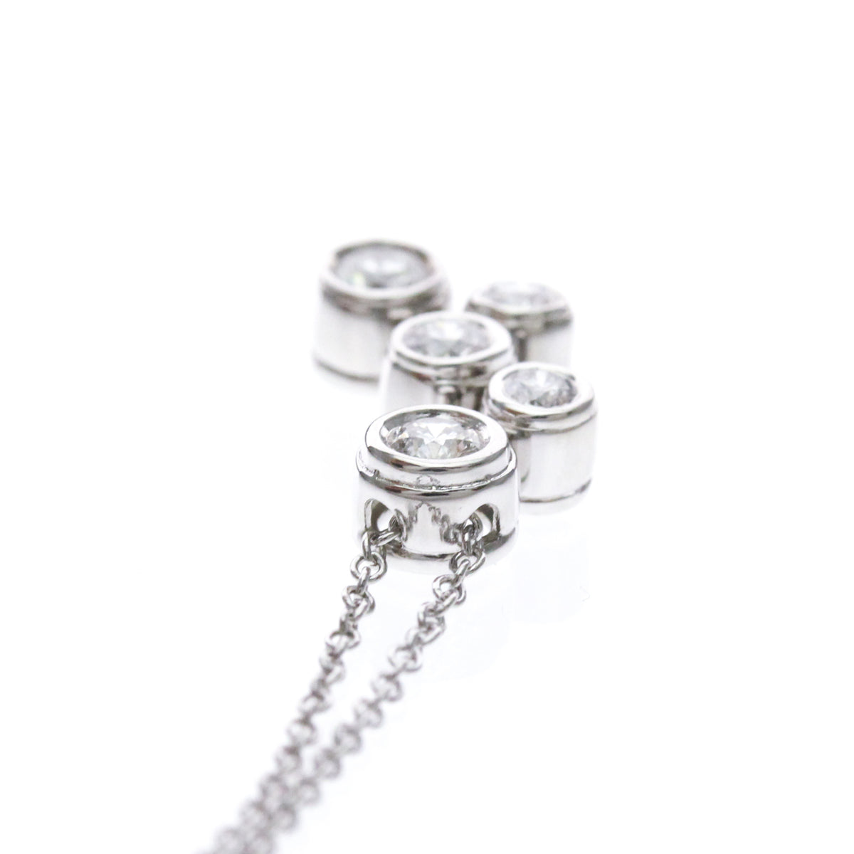 Tiffany & Co. Bubble Pendant, Silver, Platinum, Necklace