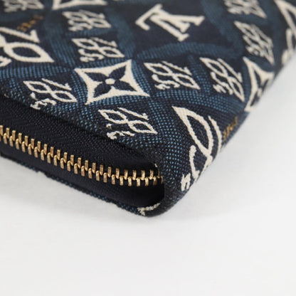 Louis Vuitton Zippy Limited Edition Since 1854 Monogram Jacquard, Blue, Canvas, Wallet