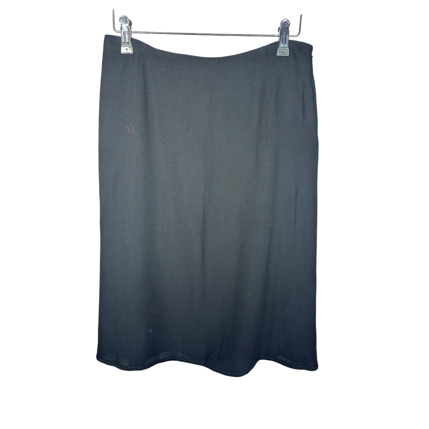 DAVID SZETO Bow Back A-Line Skirt Black 8