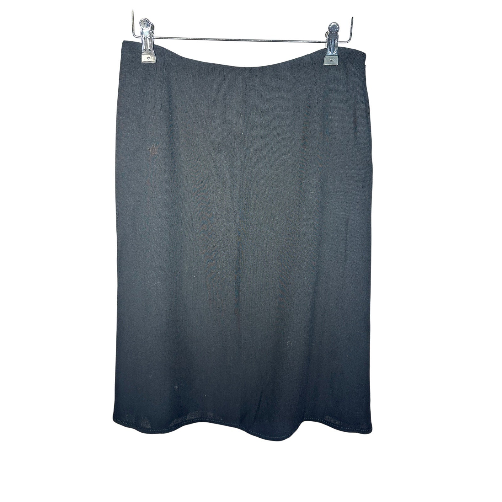 DAVID SZETO Bow Back A-Line Skirt Black 8