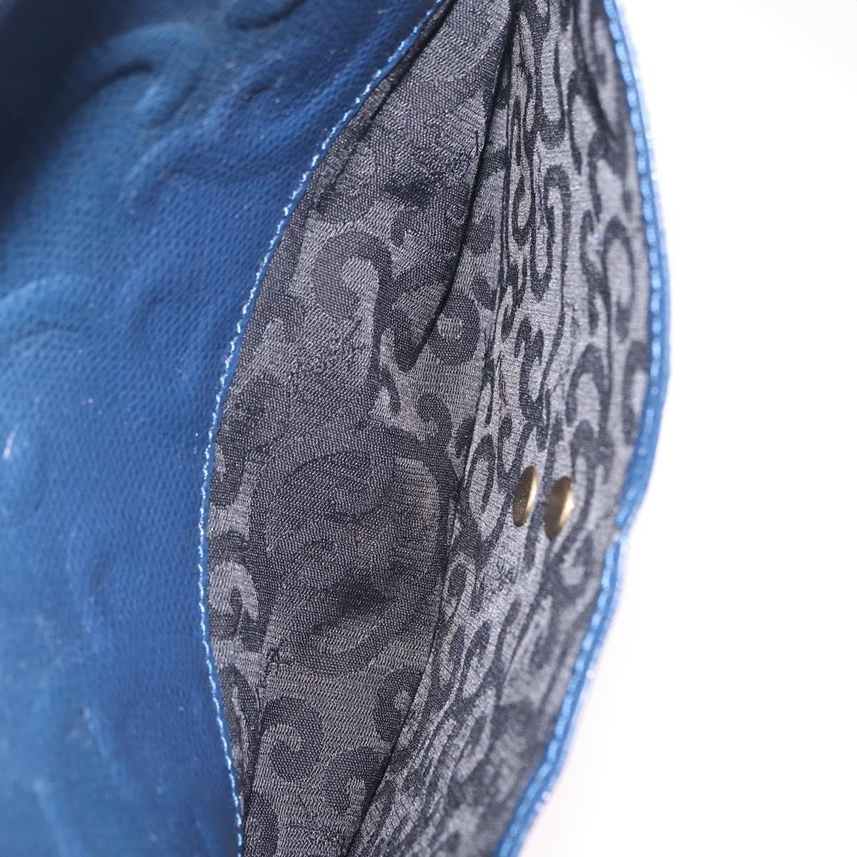 Saint Laurent Overseas Leather, Navy, Leather, Tote Bag