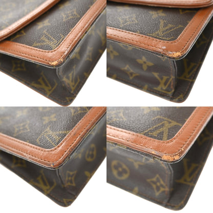 Louis Vuitton Dame Pochette Monogram Canvas, Brown, Leather, Clutch