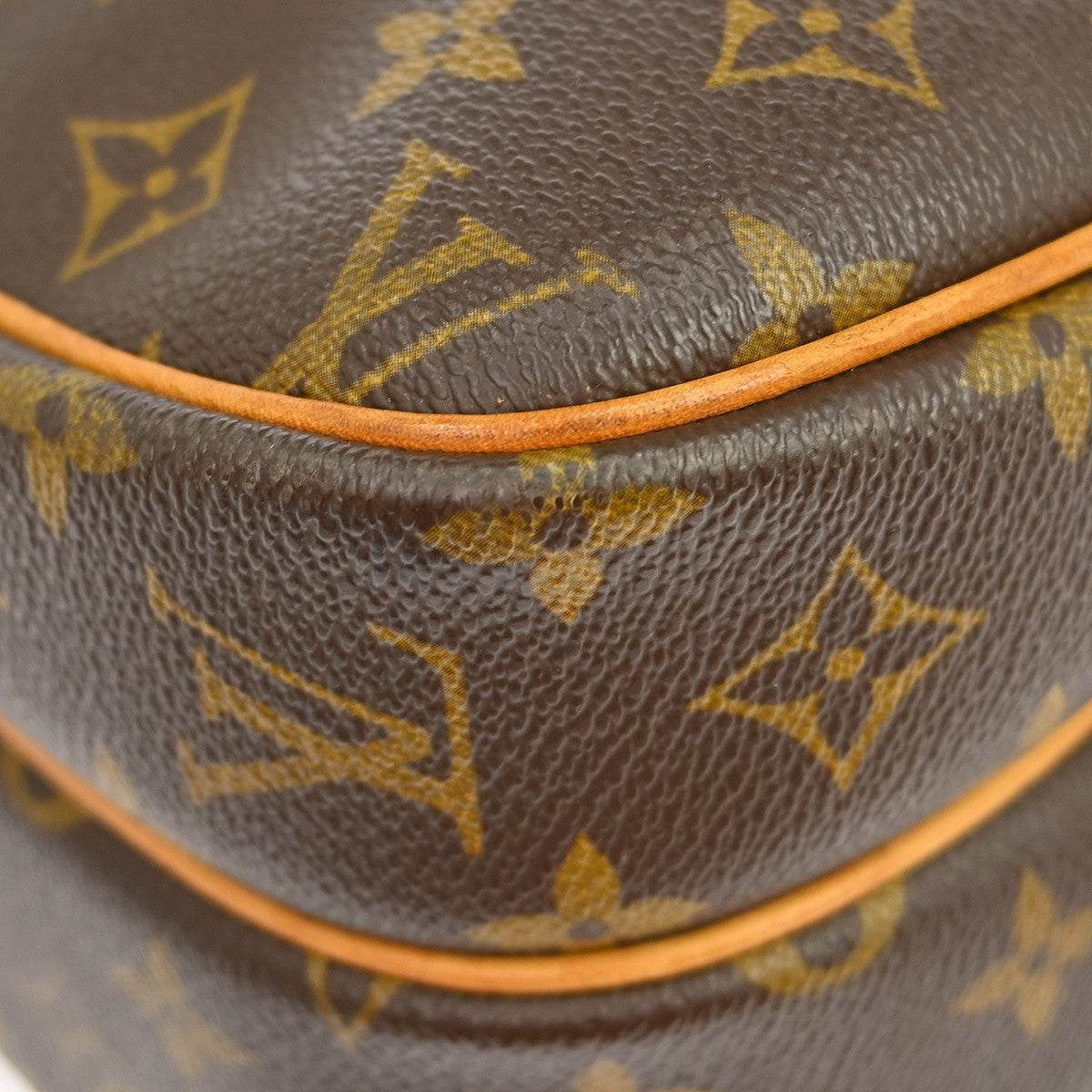Louis Vuitton Reporter Monogram, Brown, Canvas, Shoulder Bag