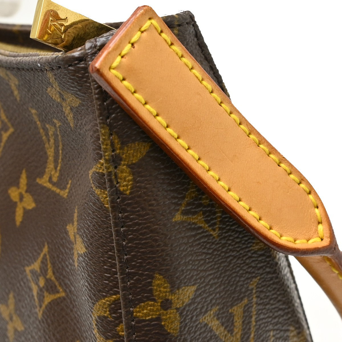 Louis Vuitton Looping Monogram Canvas, Brown, Canvas, Handbag