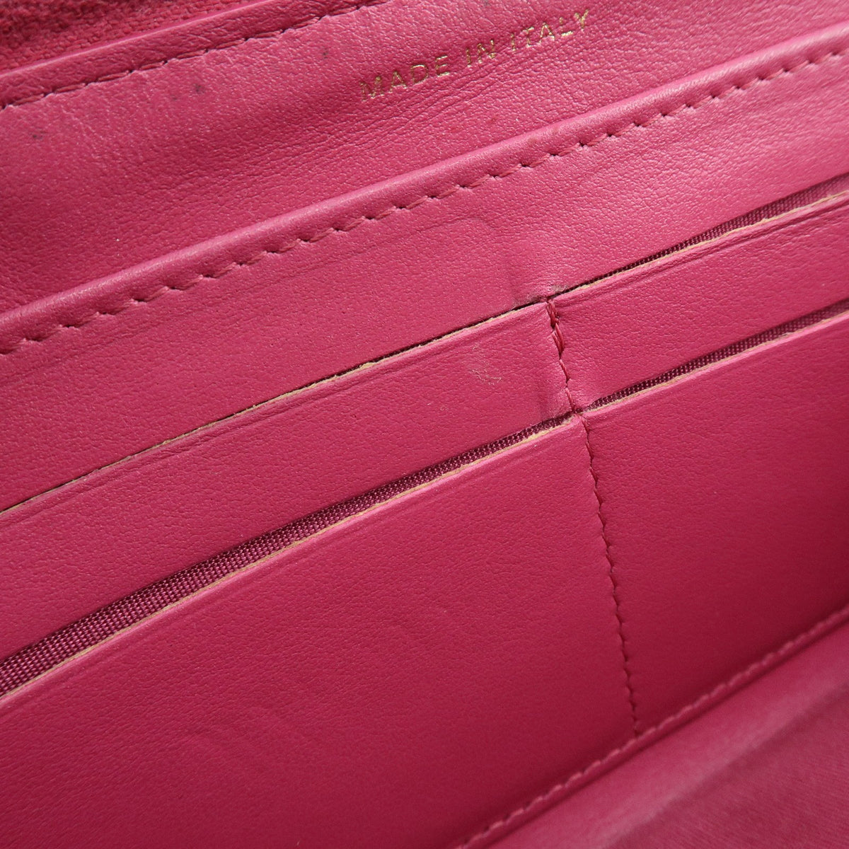 Chanel Zip Around Camellia Patent, Pink, Calfskin, Wallet