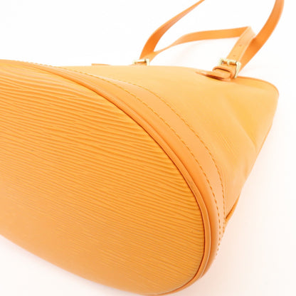 Louis Vuitton Petit Bucket Epi Leather, Orange, Leather, Handbag