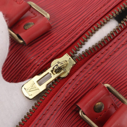 Louis Vuitton Keepall Epi Leather, Red, Leather, Travel Bag