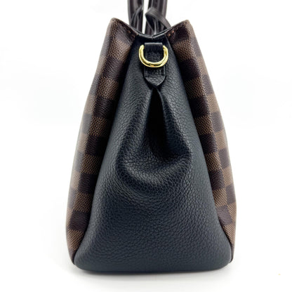 Louis Vuitton Brittany Damier, Brown, Canvas, Handbag