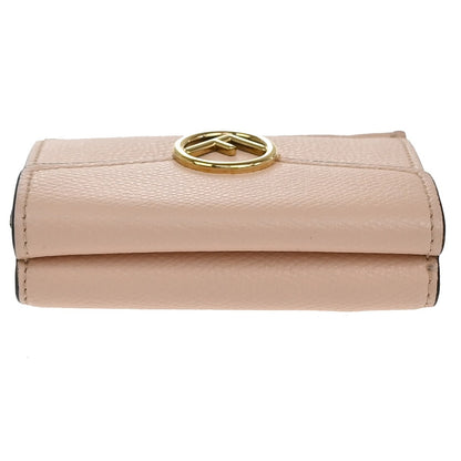 Fendi F is Fendi Trifold Leather, Pink, Leather, Wallet