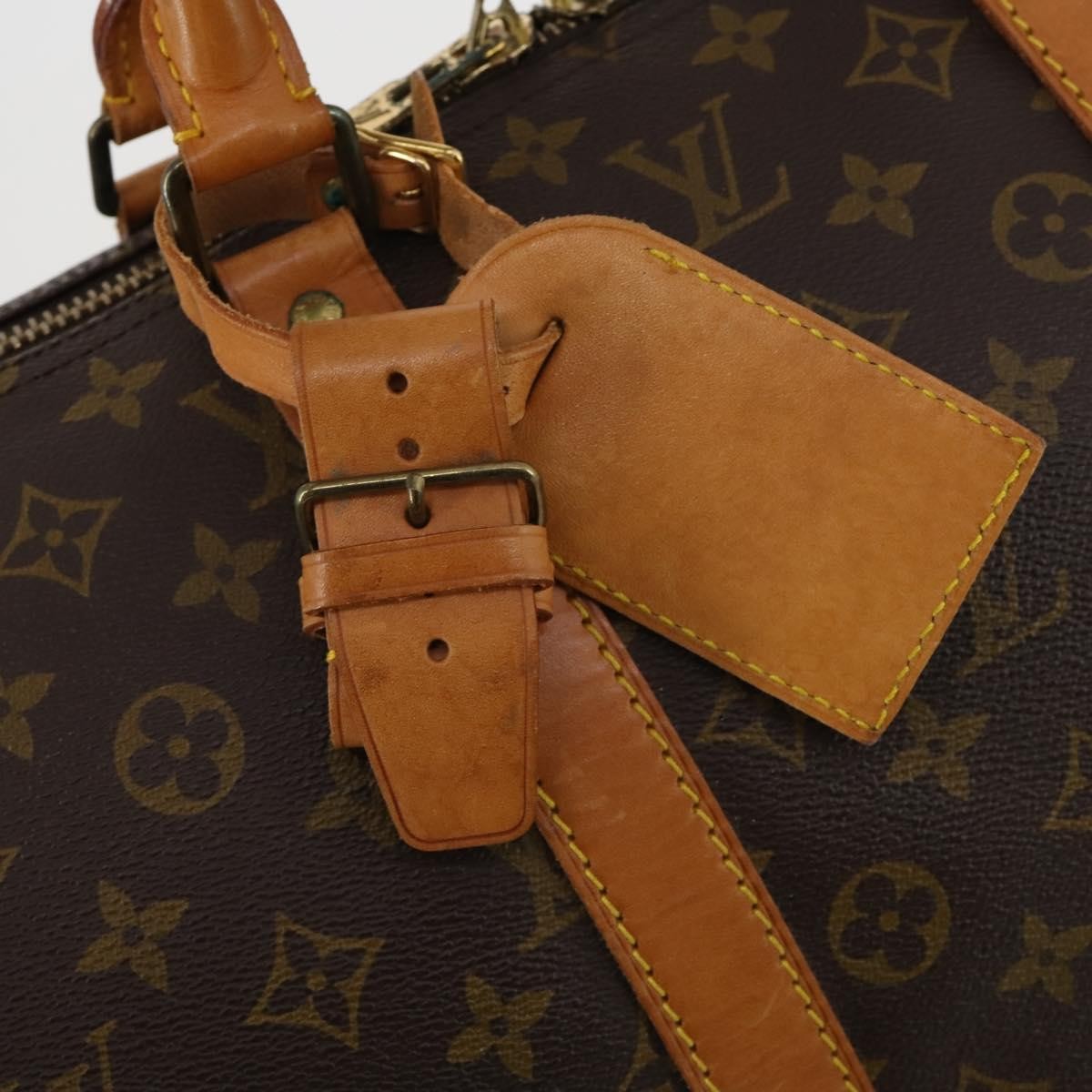 Louis Vuitton Keepall Monogram, Brown, Canvas, Travel Bag