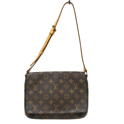 Louis Vuitton Musette Tango Monogram Canvas, Brown, Canvas, Shoulder Bag