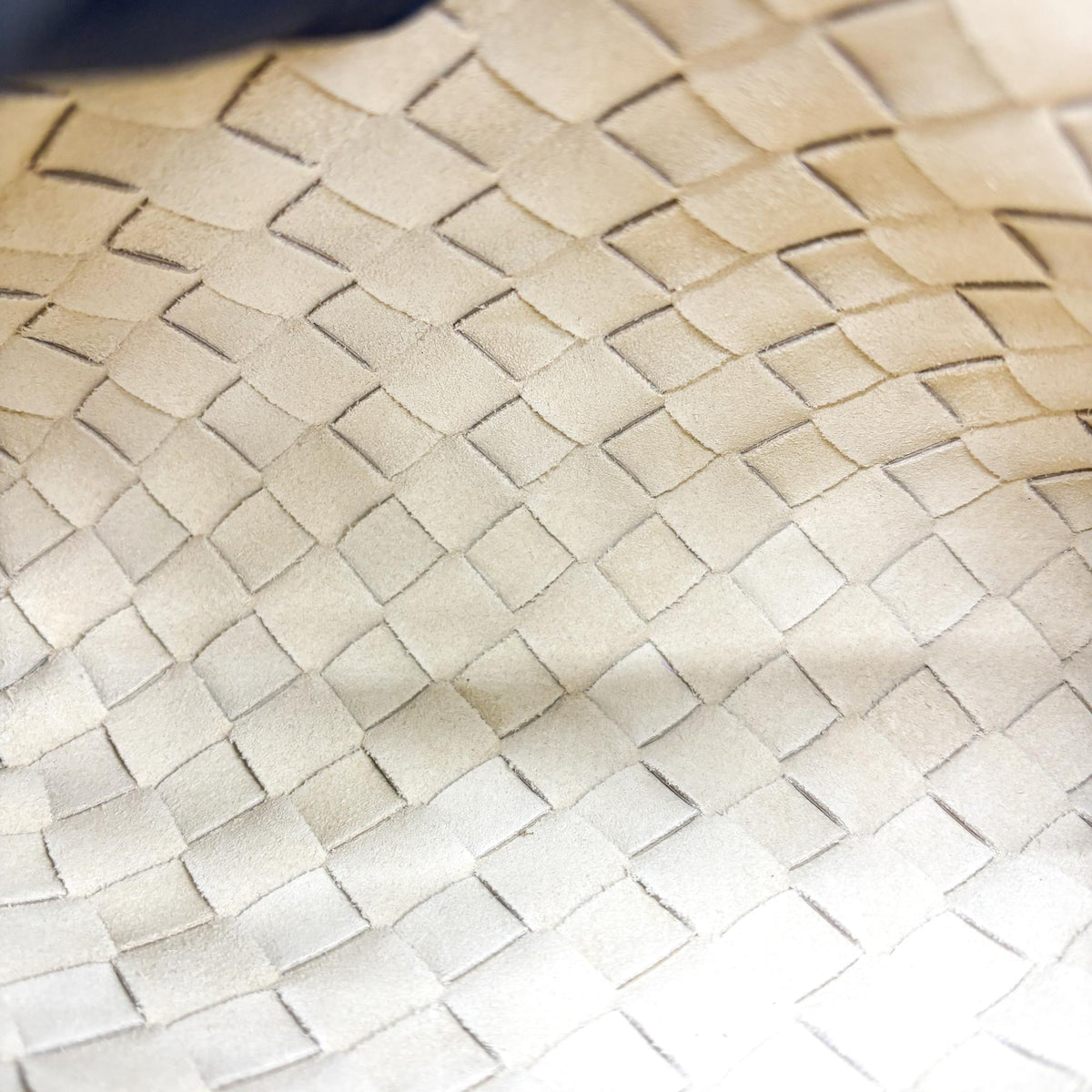 Bottega Veneta Duo Intrecciato Nappa, Beige, Leather, Handbag