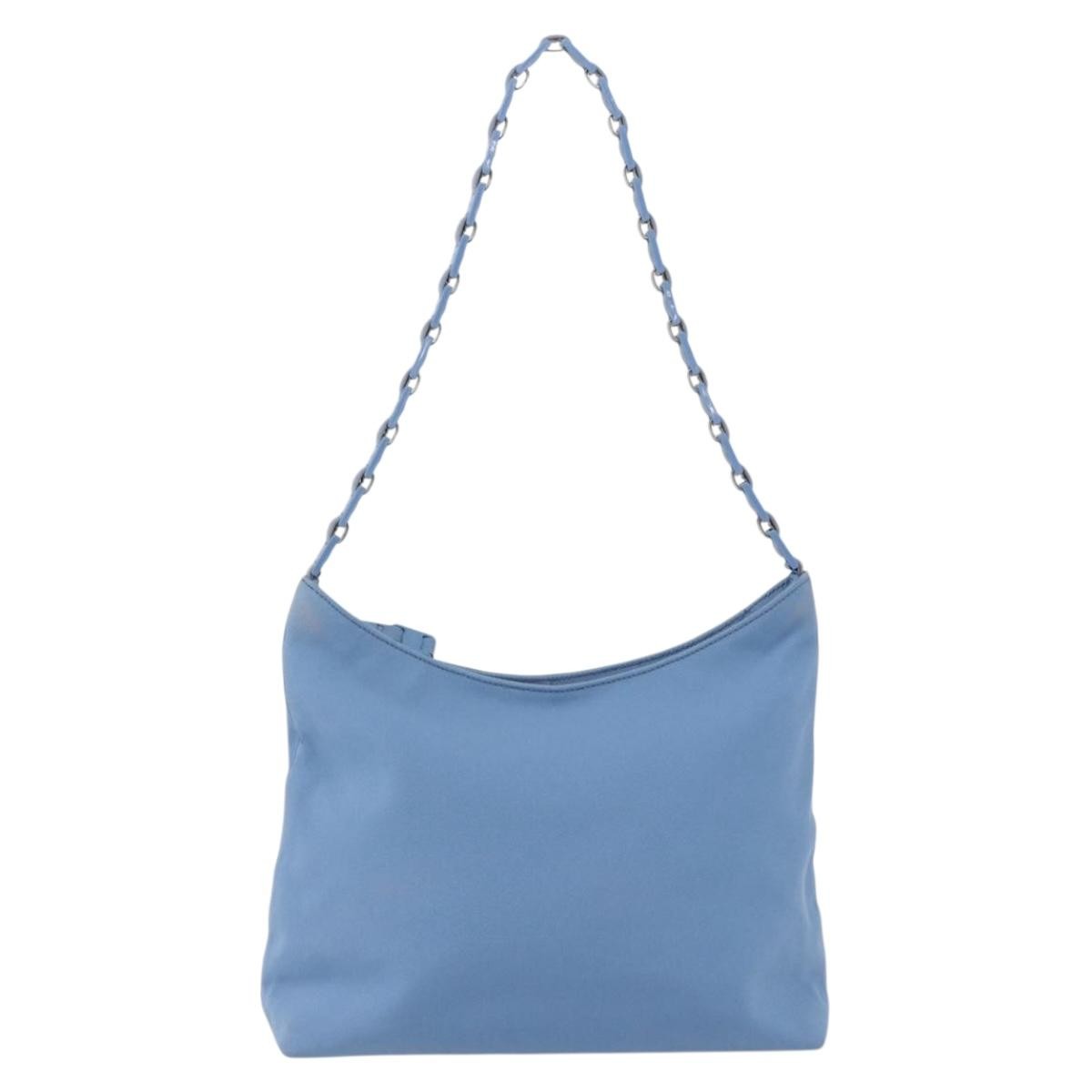 Salvatore Ferragamo Shoulder Nylon, Blue, Nylon, Shoulder Bag