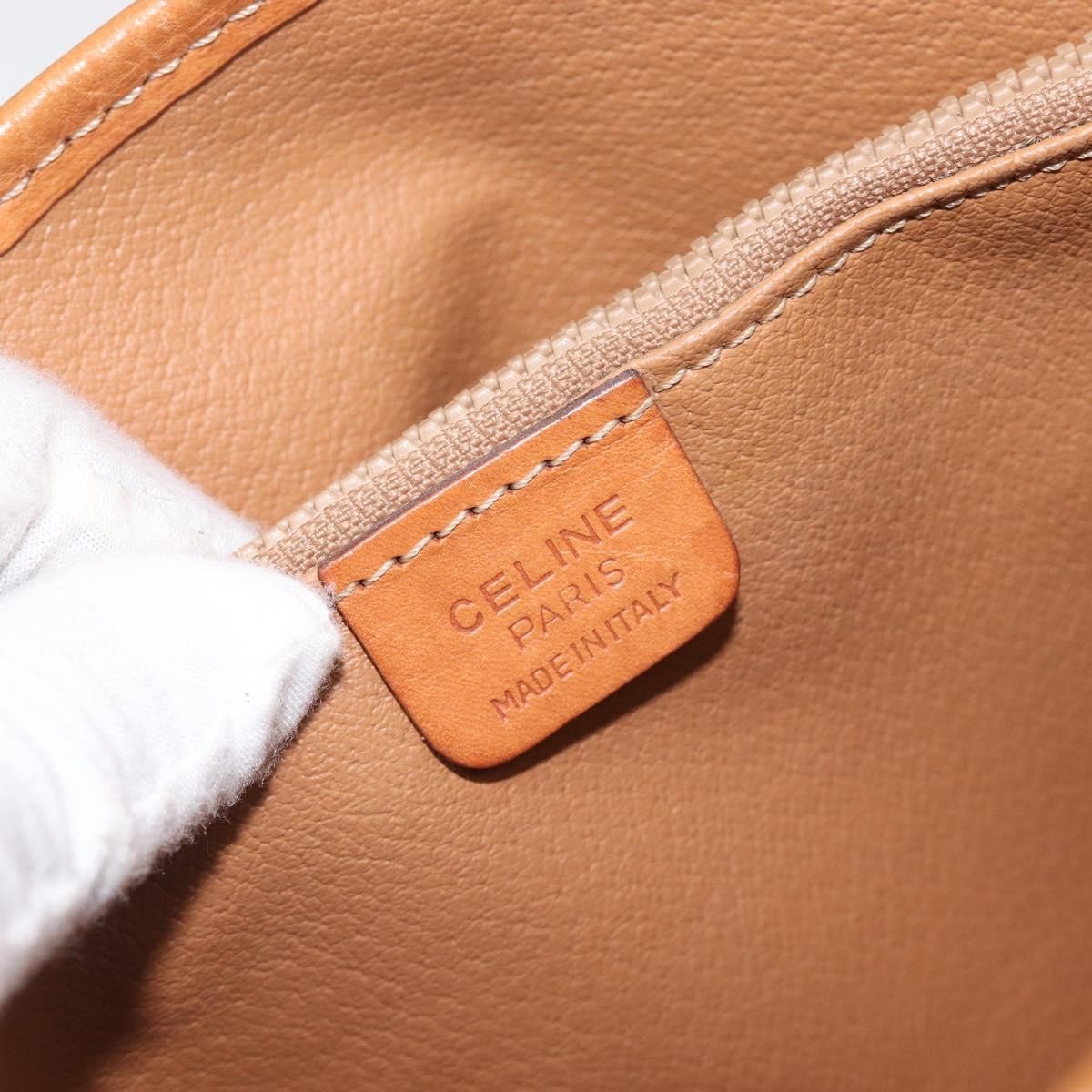 Celine Macadam Canvas and Leather, Beige, Canvas, Tote Bag