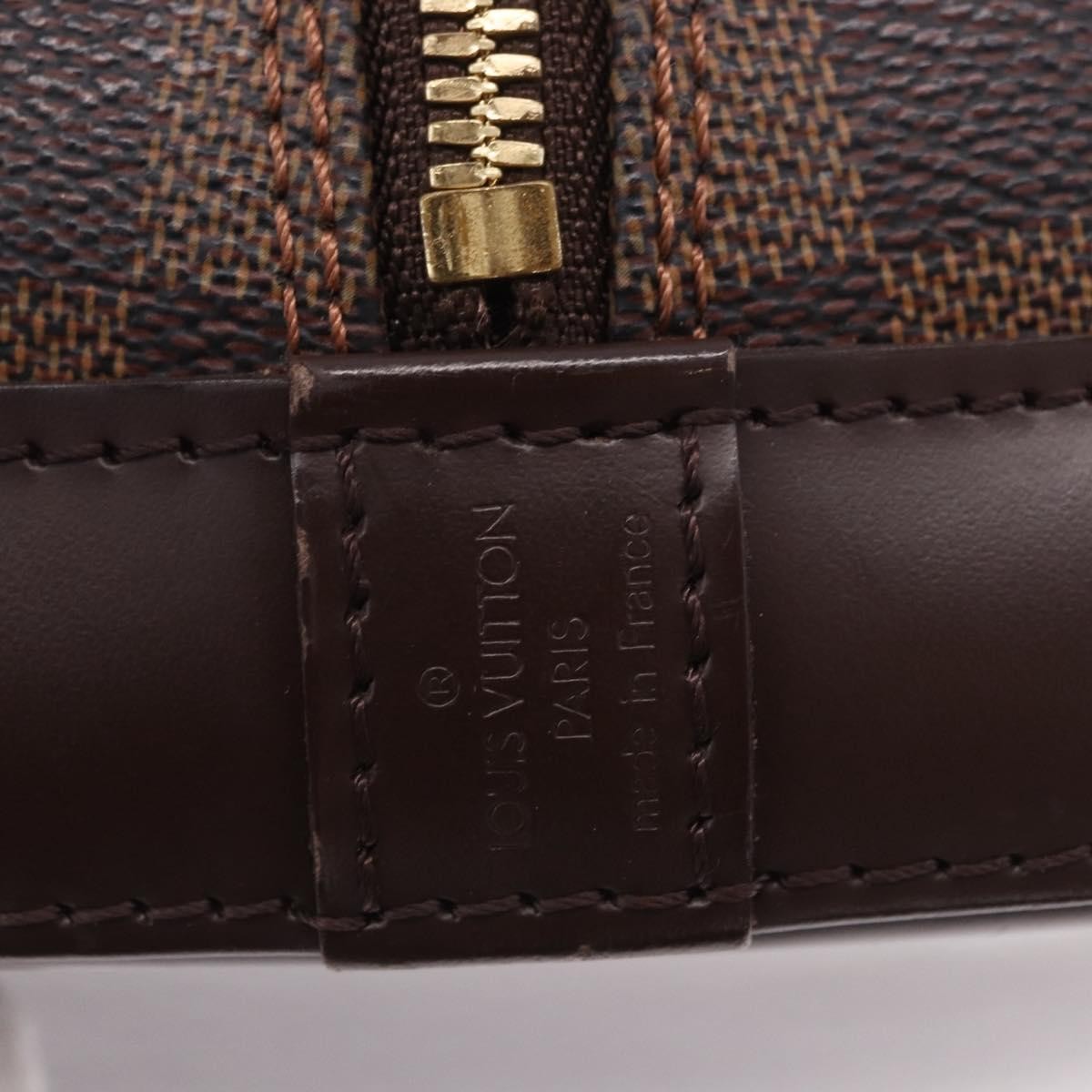 Louis Vuitton Alma Damier, Brown, Canvas, Handbag