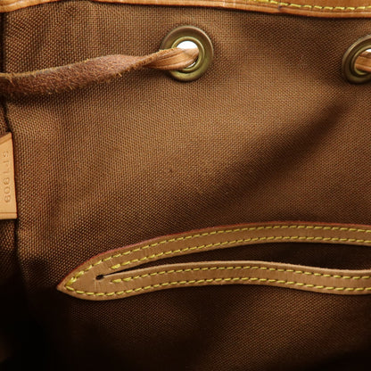 Louis Vuitton Vintage Montsouris Monogram Canvas, Brown, Canvas, Backpack
