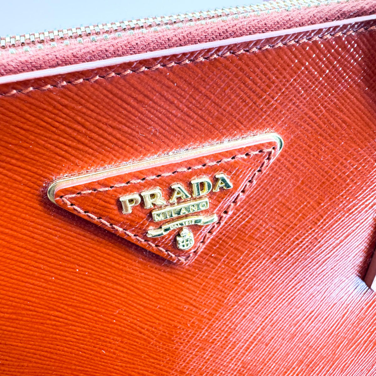 Prada Galleria  Strap leather, Red, Leather, Handbag