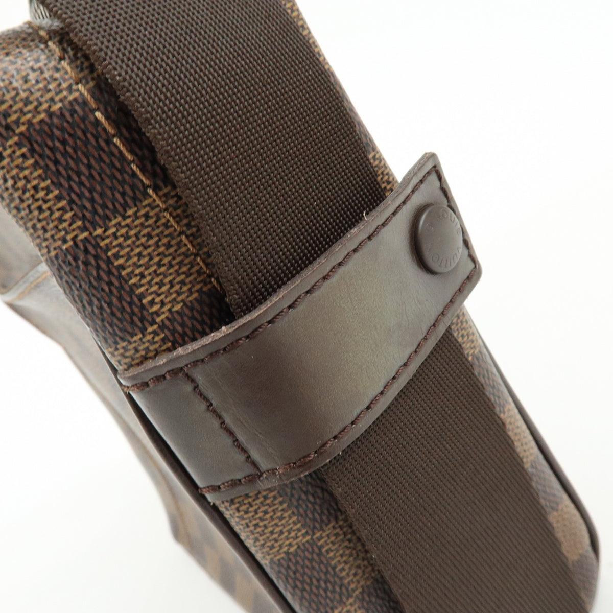 Louis Vuitton Olav Damier, Brown, Canvas, Handbag