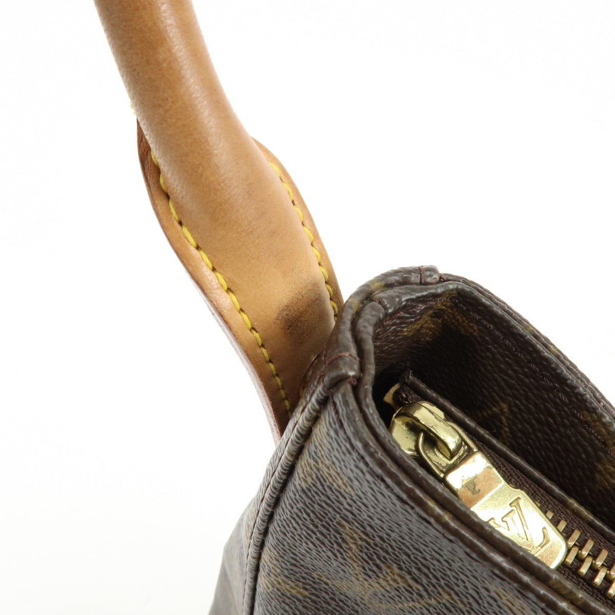 Louis Vuitton Looping Monogram Canvas, Brown, Canvas, Handbag