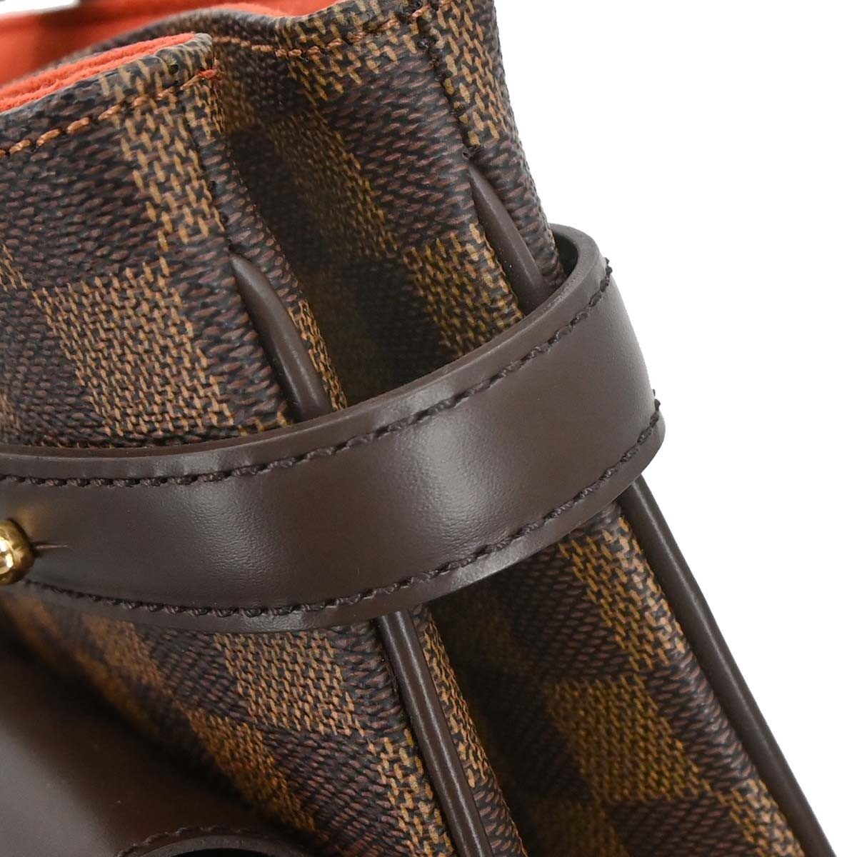 Louis Vuitton Uzes Damier Ebene, Brown, Canvas, Tote Bag