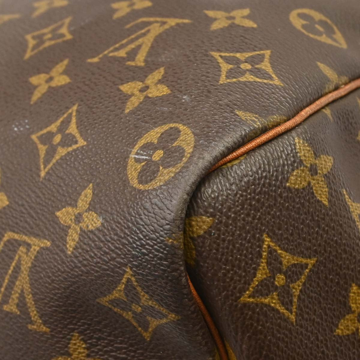 Louis Vuitton Keepall Monogram Canvas, Brown, Canvas, Travel Bag