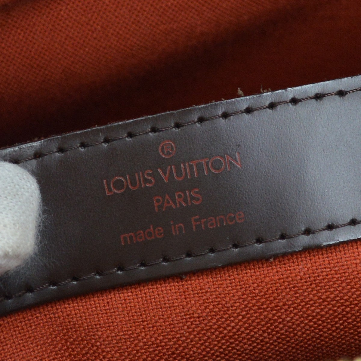 Louis Vuitton Naviglio Damier, Brown, Canvas, Shoulder Bag