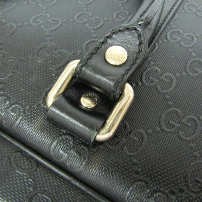 Gucci Convertible Briefcase Guccissima Leather, Black, Leather, Briefcase