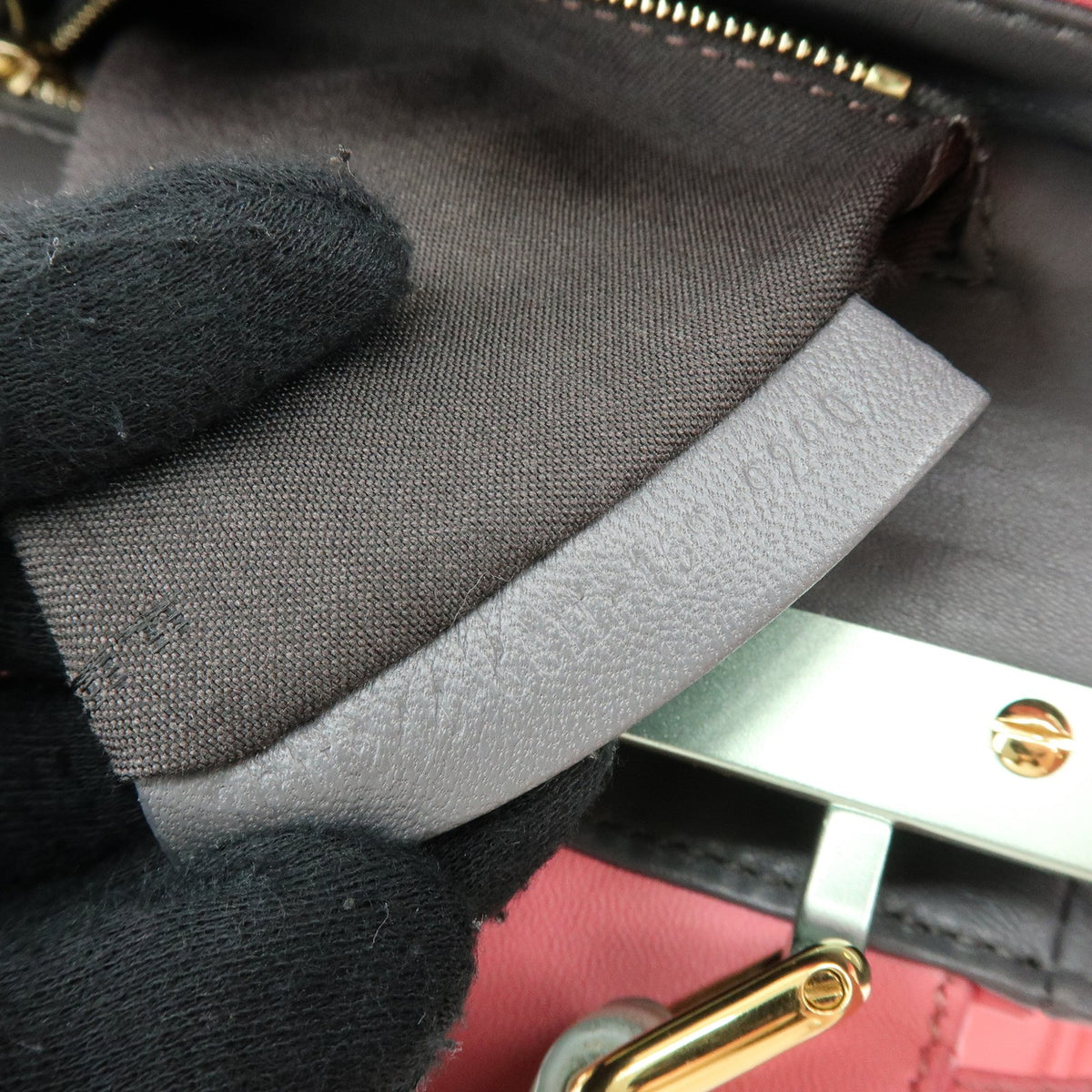 Fendi Peekaboo Leather, Pink, Leather, Handbag