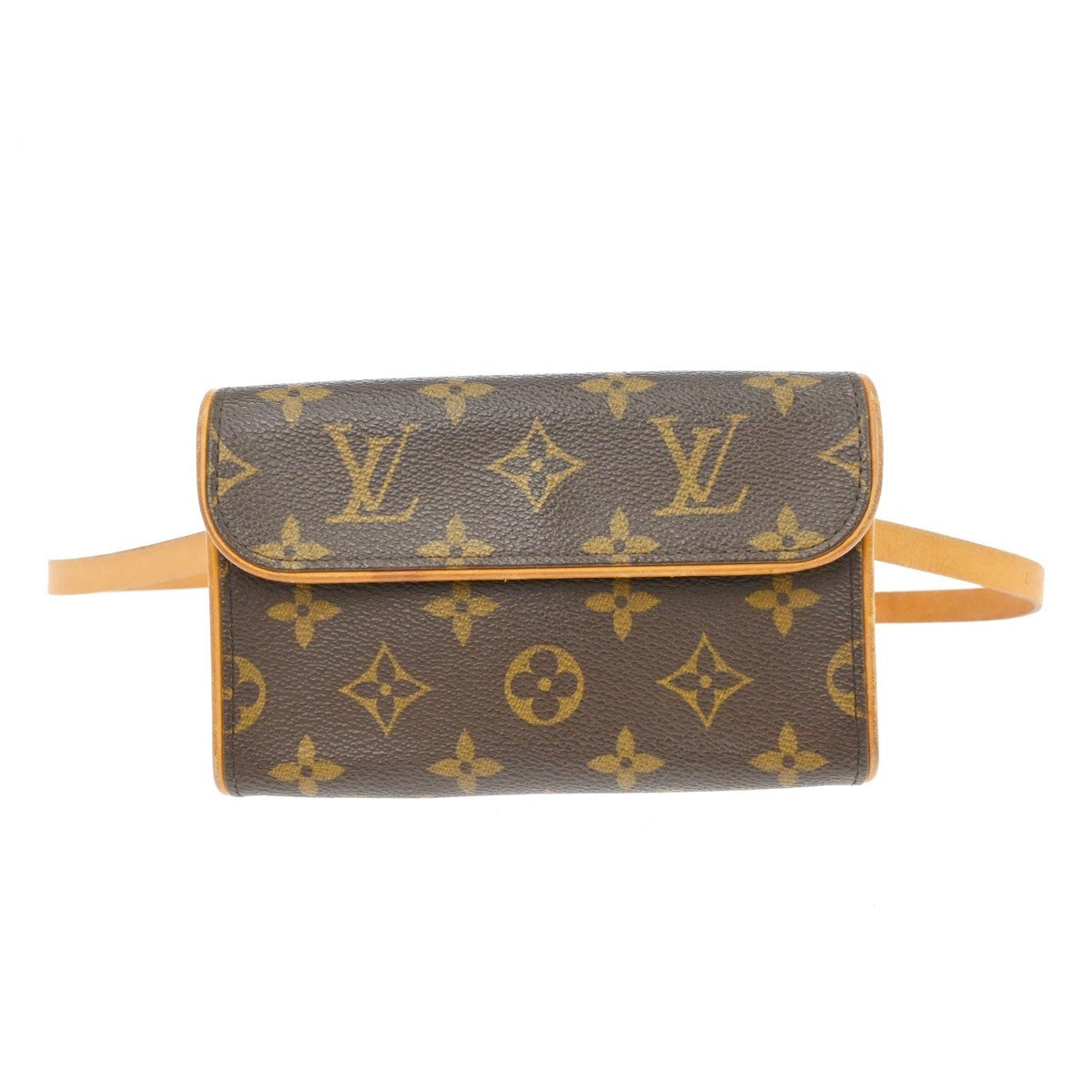 Louis Vuitton Florentine Waist Monogram Canvas, Brown, Canvas, Clutch