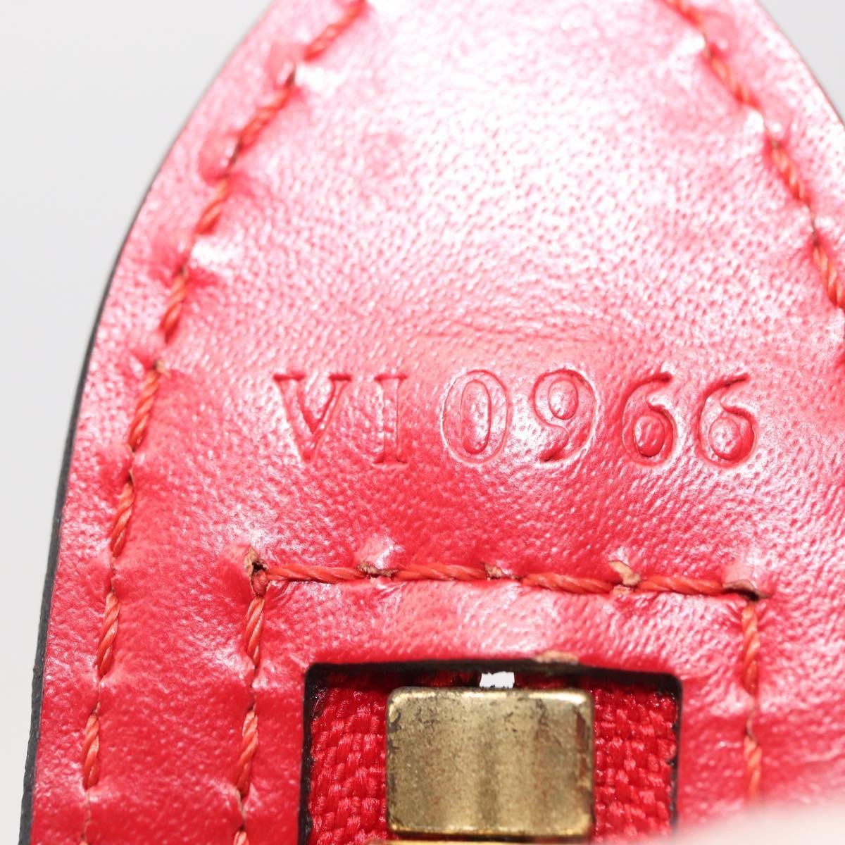 Louis Vuitton Saint Jacques Epi Leather, Red, Leather, Handbag