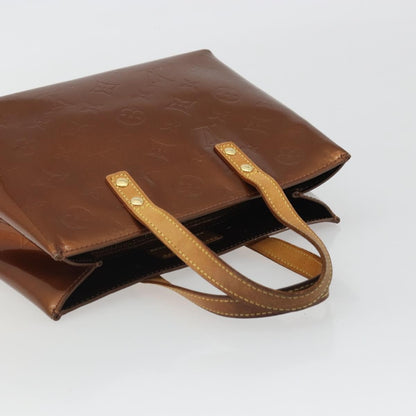 Louis Vuitton Reade Monogram Vernis, Brown, Patent Leather, Handbag