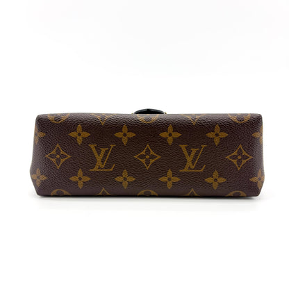 Louis Vuitton Locky Monogram Canvas with Leather, Black, Canvas, Handbag