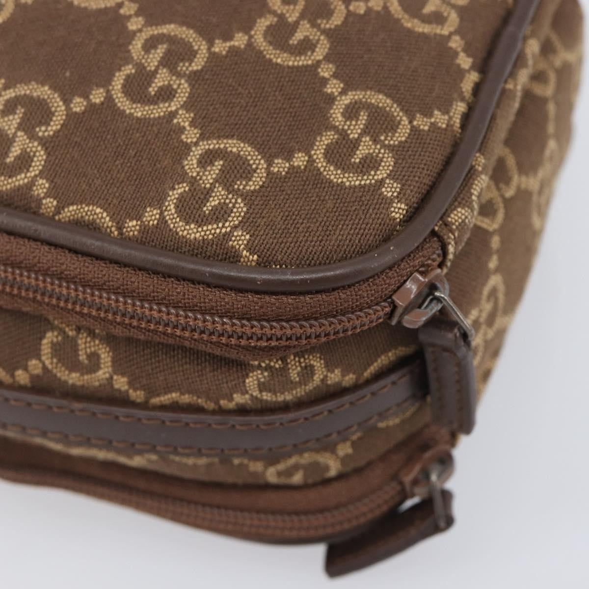 Gucci Crossbody Canvas, Brown, Canvas, Crossbody Bag