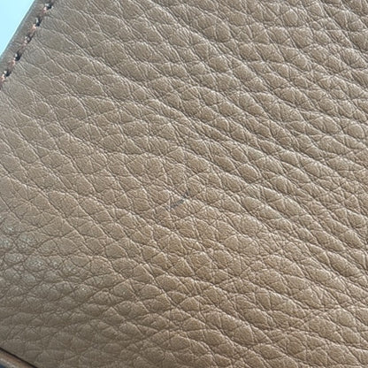 Burberry Vintage Zip Leather, Brown, Leather, Tote Bag
