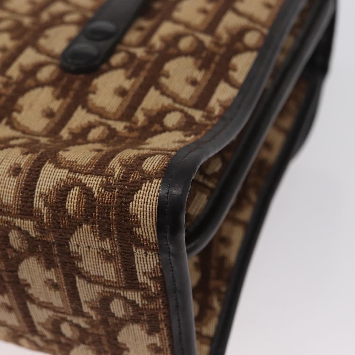 Christian Dior Trotter Canvas, Beige, Canvas, Shoulder Bag