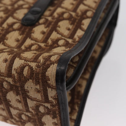 Christian Dior Trotter Canvas, Beige, Canvas, Shoulder Bag