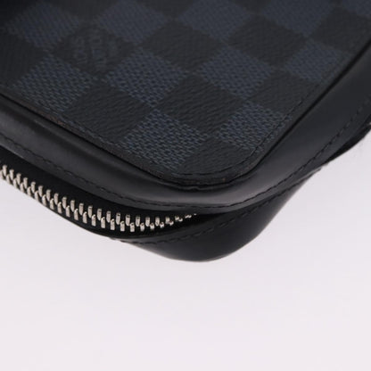 Louis Vuitton Zippy XL Damier Leather, Black, Canvas, Wallet