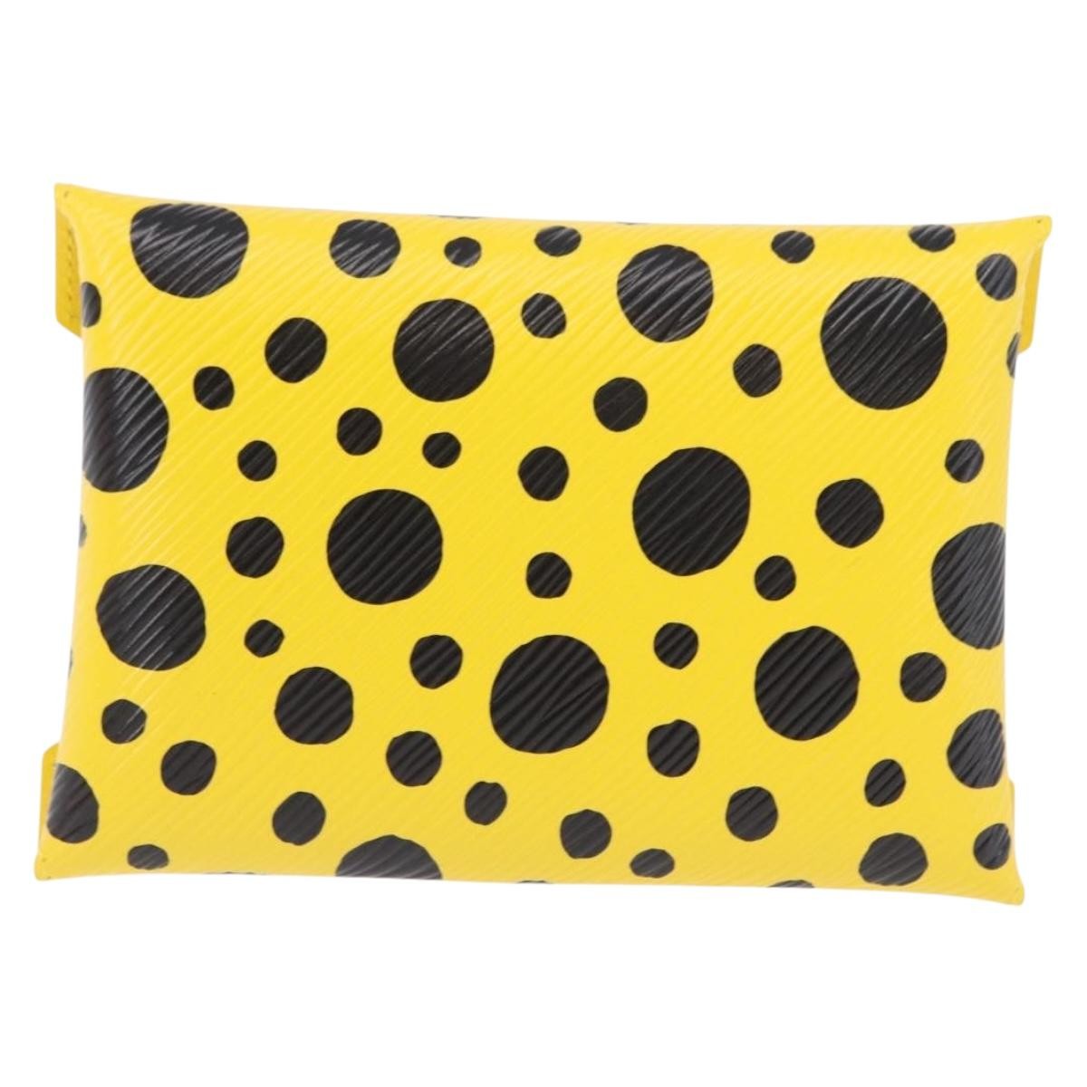 Louis Vuitton Kirigami Pochette Set Yayoi Kusama Infinity Dots Epi Leather, Black, Leather, Clutch