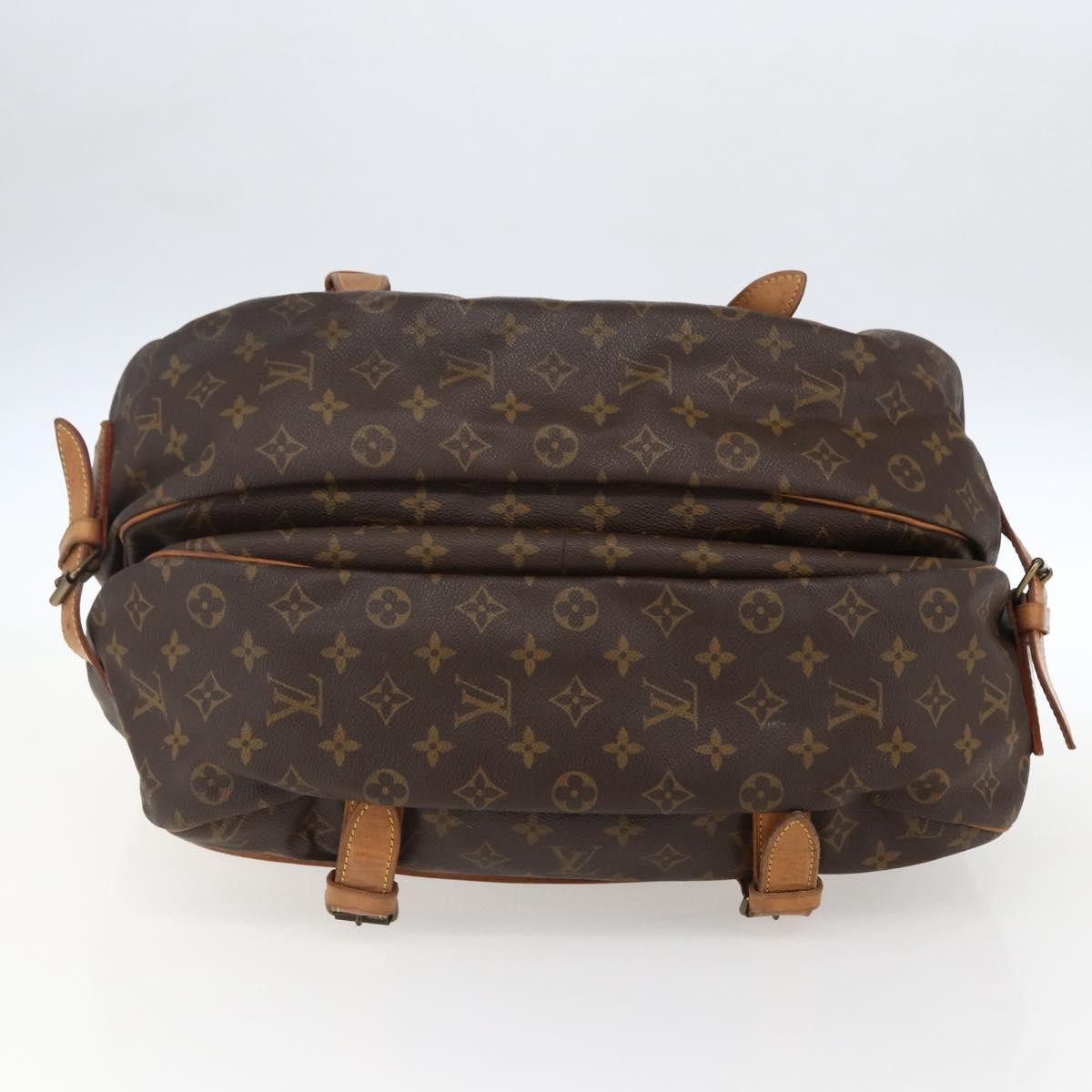 Louis Vuitton Saumur Monogram Canvas, Brown, Canvas, Shoulder Bag
