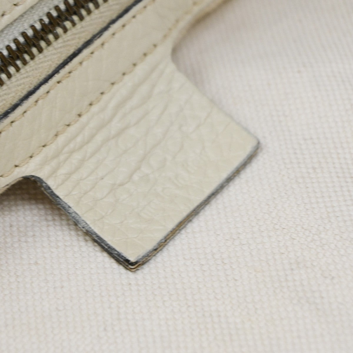 Gucci Twill Leather, Beige, Leather, Shoulder Bag