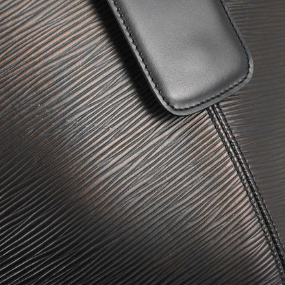 Louis Vuitton Reverie Epi Leather, Black, Leather, Shoulder Bag