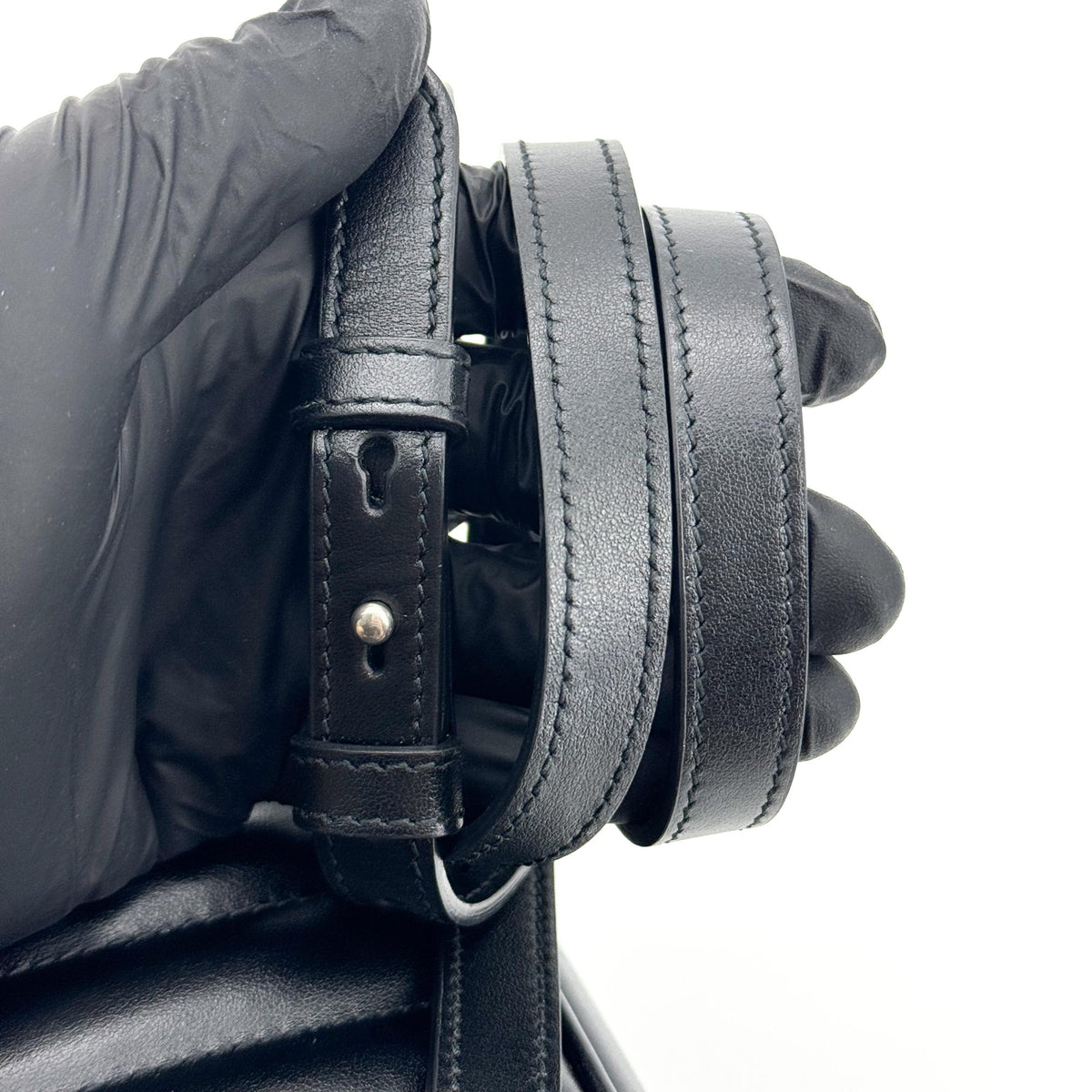Gucci GG Marmont Wrist Matelasse Leather, Black, Leather, Clutch