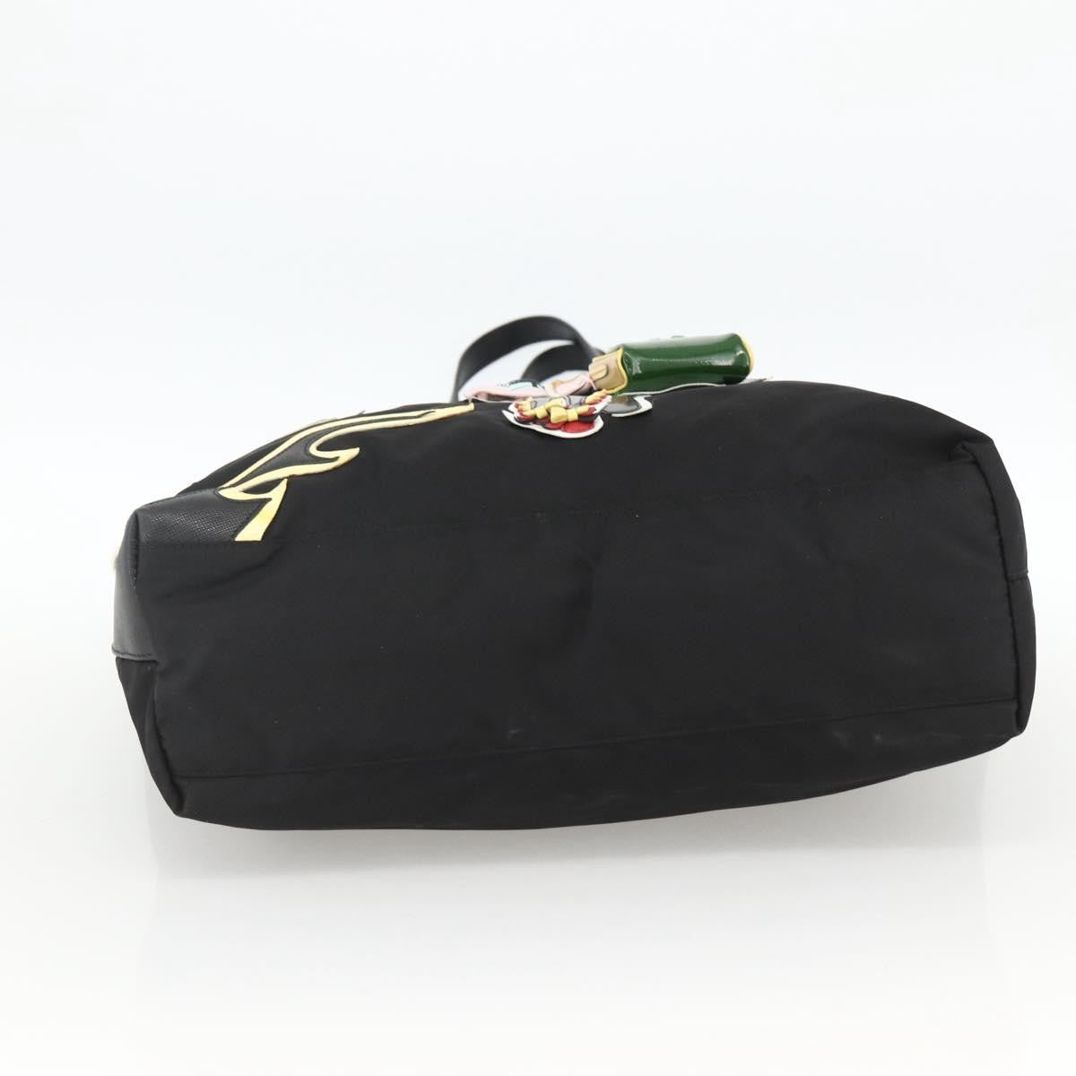 Prada Zip Tote Tessuto, Black, Nylon, Tote Bag