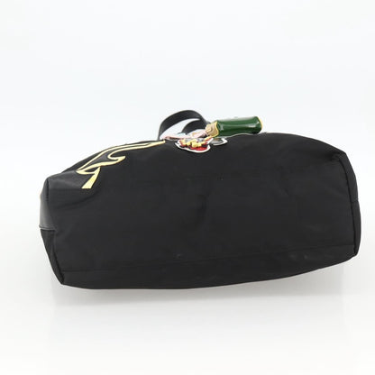 Prada Zip Tote Tessuto, Black, Nylon, Tote Bag