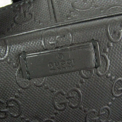 Gucci Convertible Briefcase Guccissima Leather, Black, Leather, Briefcase