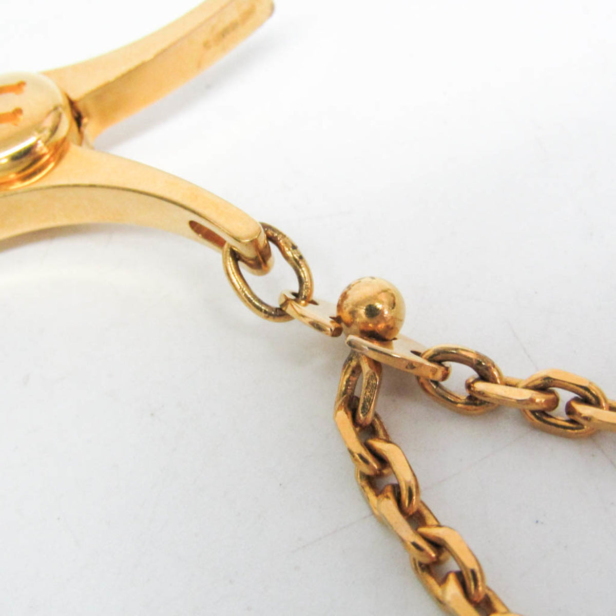 Hermes Filou Glove Clip Metal, Gold, Metal, Charm