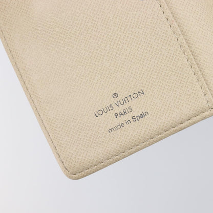 Louis Vuitton Ring Agenda Cover Damier, Beige, Canvas, Briefcase
