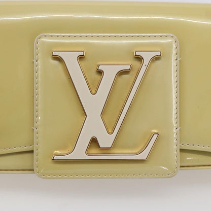 Louis Vuitton Sobe Clutch Patent, Beige, Patent Leather, Clutch