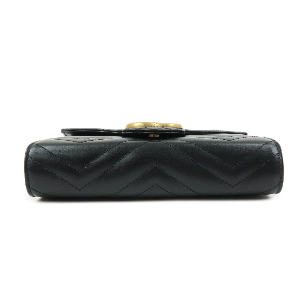 Gucci GG Marmont Chain Matelasse Leather, Black, Leather, Crossbody Bag
