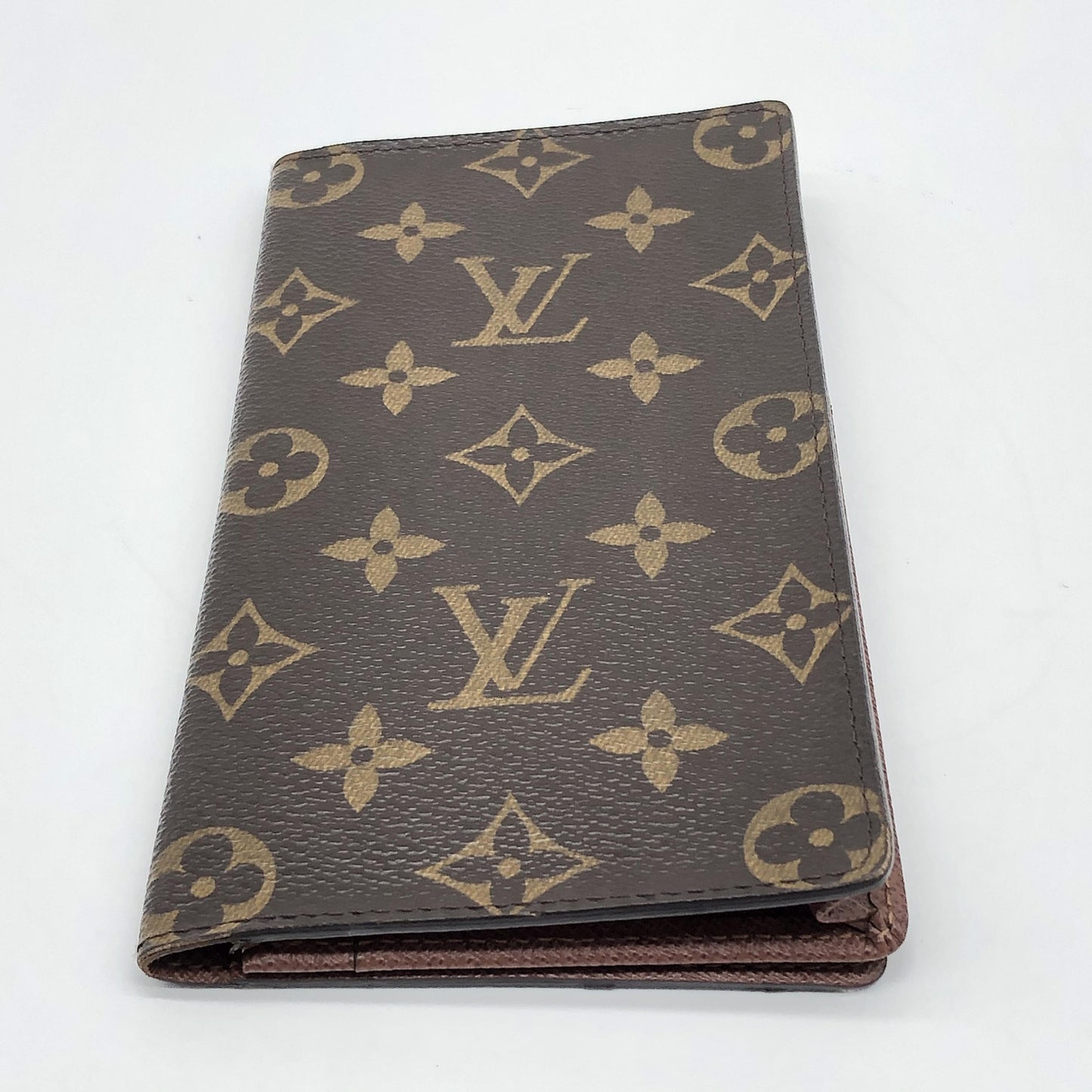 Louis Vuitton Long Wallet Bifold monogram canvas, Brown, Canvas, Wallet